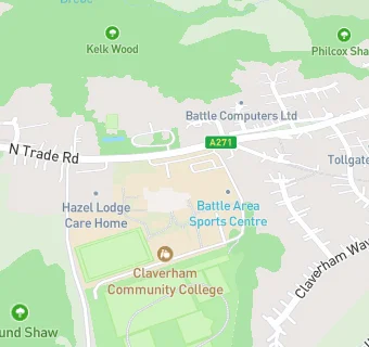 map for Claverham Community College