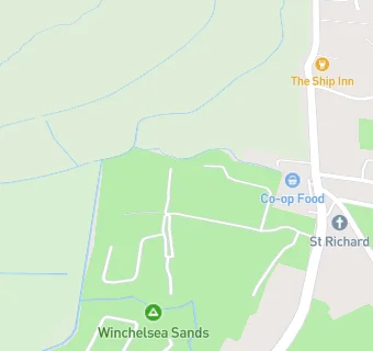 map for Winchelsea Sands Family Bar