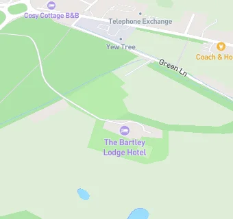 map for BARTLEY LODGE HOTEL