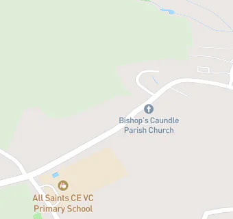 map for BISHOPS CAUNDLE COMMUNITY SHOP