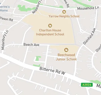 map for Beechwood School Breakfast Club