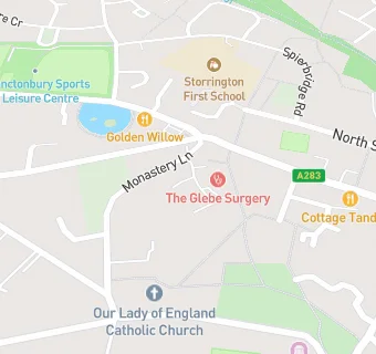 map for Glebe Surgery