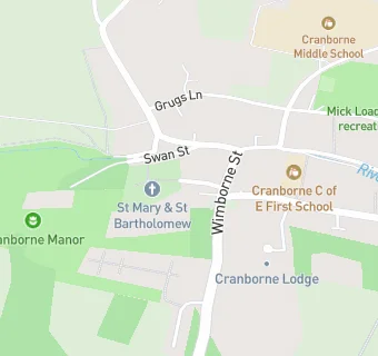 map for Cafe at Cranborne Garden Centre