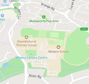 map for Wildern School