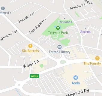 map for Testvale Surgery