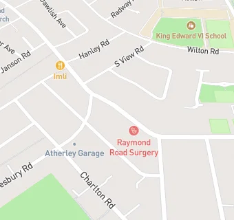 map for Raymond Road Surgery