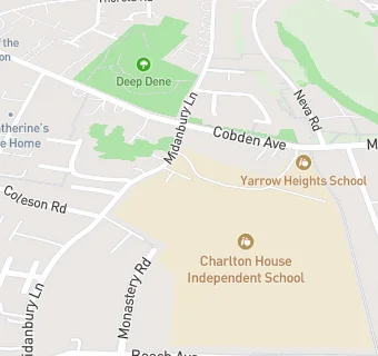 map for CHARLTON HOUSE SCHOOL LIMITED