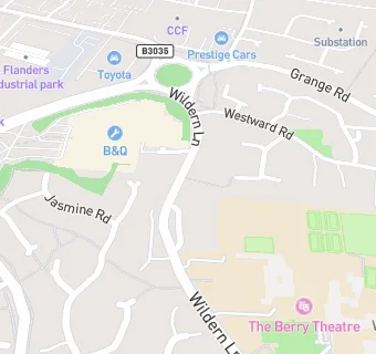 map for THE BERRY THEATRE