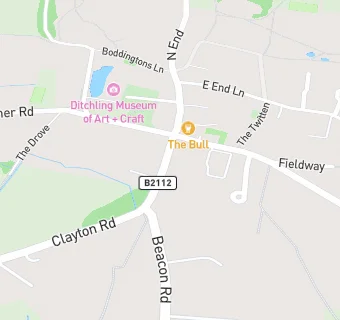 map for Ditchling Pharmacy