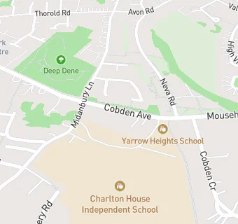 map for Yarrow Heights School