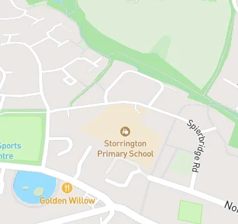 map for Storrington Primary School