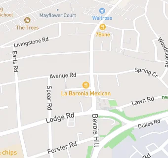 map for La Baronia Mexican Restaurant