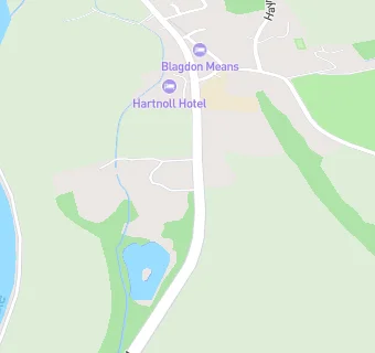 map for The Hartnoll Hotel