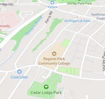 map for Regents Park Community College