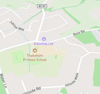 map for Thakeham Primary School