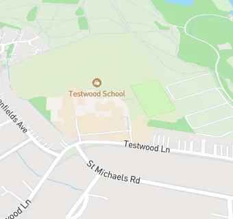 map for TESTWOOD SCHOOL