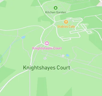 map for Knightshayes Court Restaurant & Tea Room