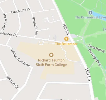 map for Richard Taunton College