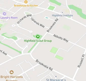 map for Highfield Nursery School