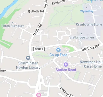 map for Sturminster Newton Country Market