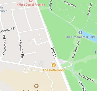 map for Bellemoor Tavern