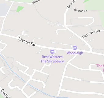 map for Shrubbery Hotel Ltd