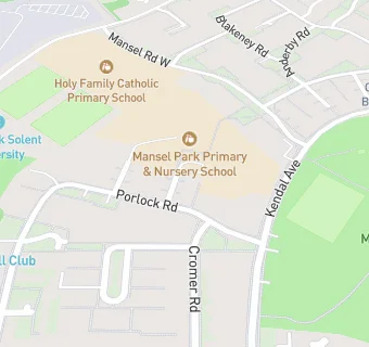 map for Mansel Park Primary School