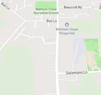 map for Waltham Chase Pre-School