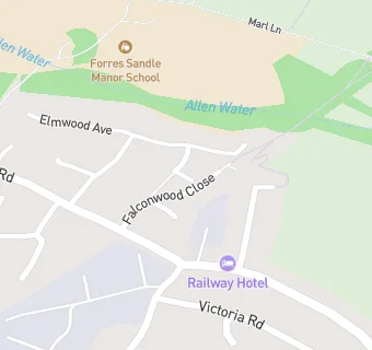 map for RAILWAY HOTEL