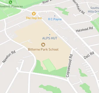 map for Bitterne Park School