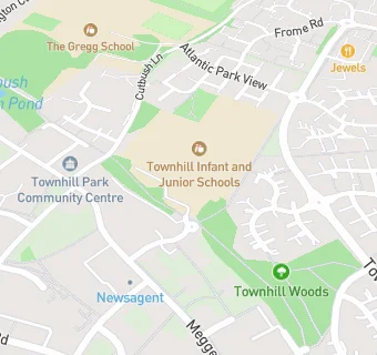 map for Townhill Infant School