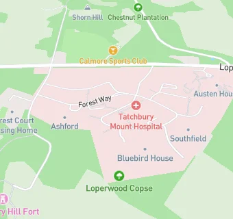 map for SOUTHERN HEALTH NHS FOUNDATION TRUST