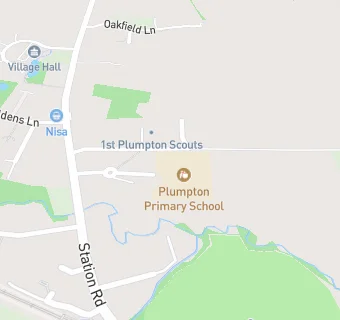 map for Plumpton Primary School