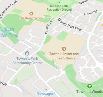 map for Townhill Junior School