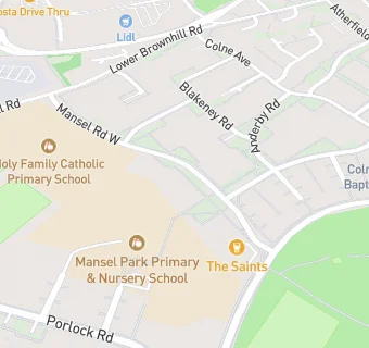 map for Holy Family Catholic Primary School