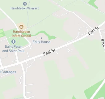 map for Hambledon Surgery