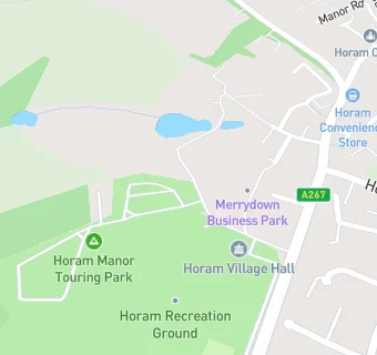 map for Horam Manor Touring Park Shop