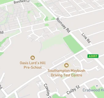 map for Oasis Academy Lord's Hill