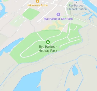 map for Rye Harbour Holiday Park