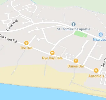 map for Rye Bay Bar and Grill