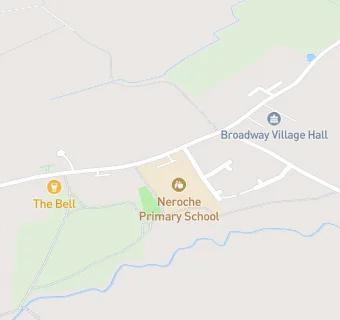 map for Neroche Primary School