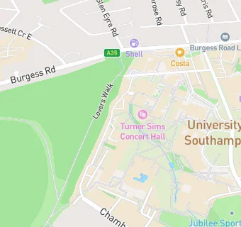 map for University Health Service