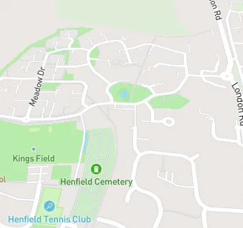 map for Henfield Medical Centre