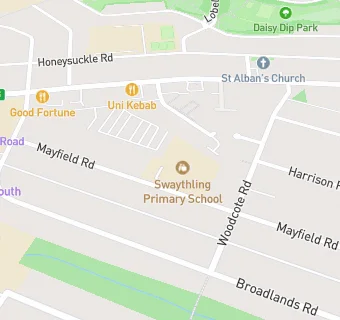 map for Swaythling Primary School