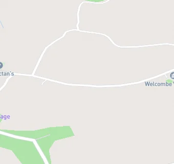 map for Welcombe Village Hall