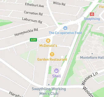 map for Garden Restaurant