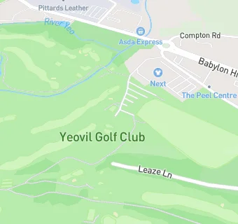 map for Yeovil Golf Club Ltd