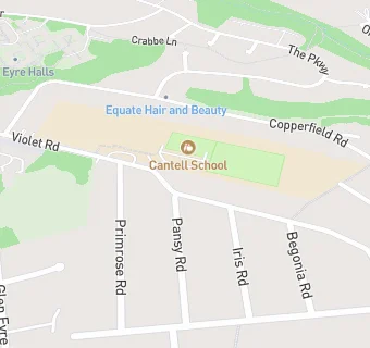 map for Cantell School