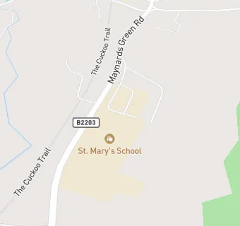 map for St Mary's School