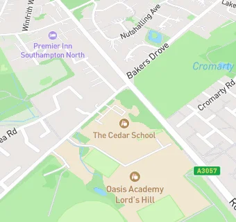 map for The Cedar School